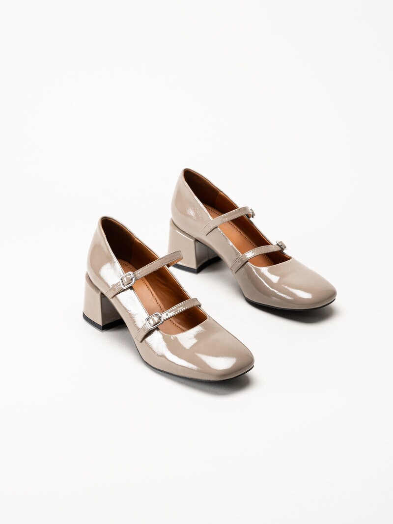 Vagabond - Adison - Beige pumps i skinn-lack