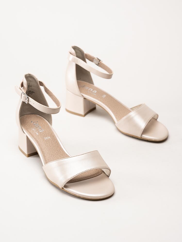 Jana - Softline - Rosa sandaletter i skinnimitation