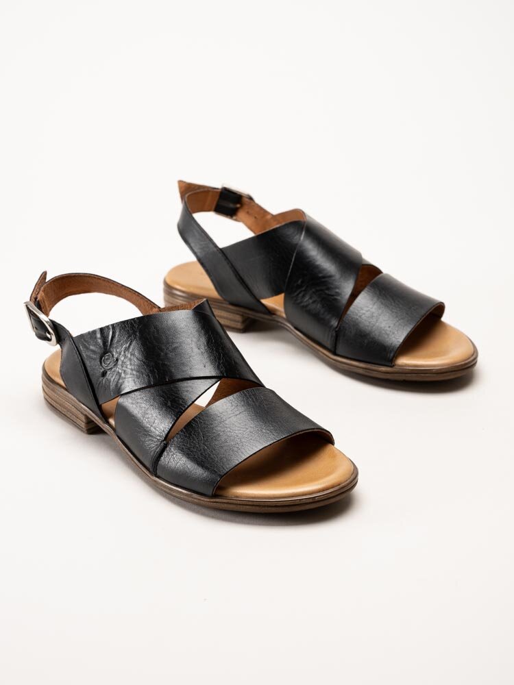 Rosa Negra - Svarta sandaler i skinn
