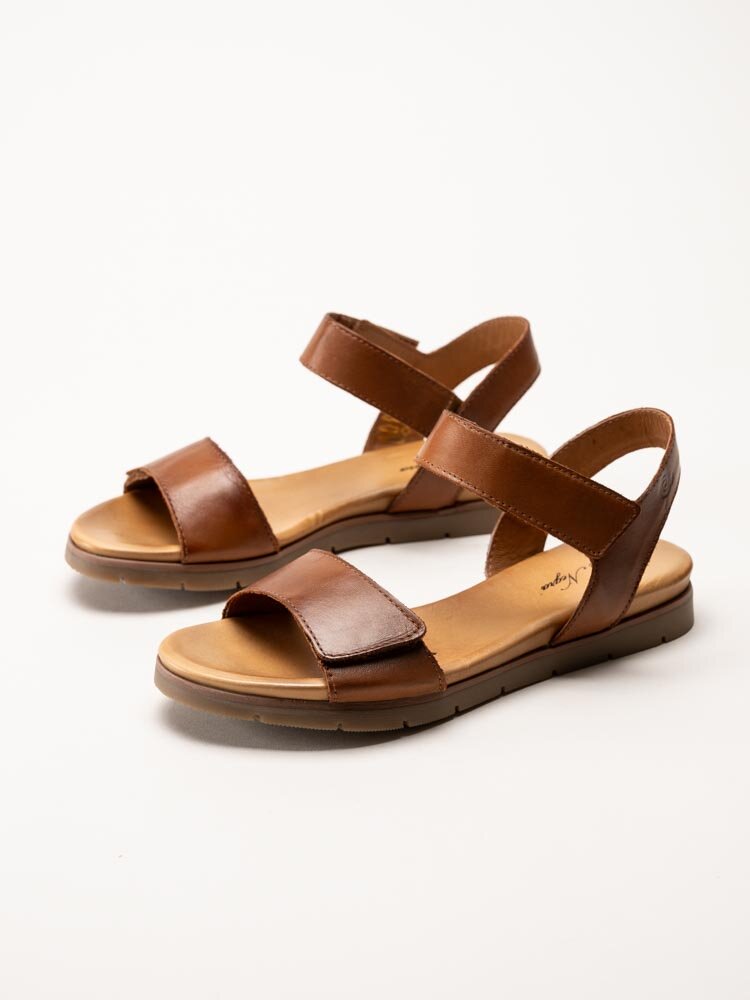 Rosa Negra - Bruna sandaler i skinn