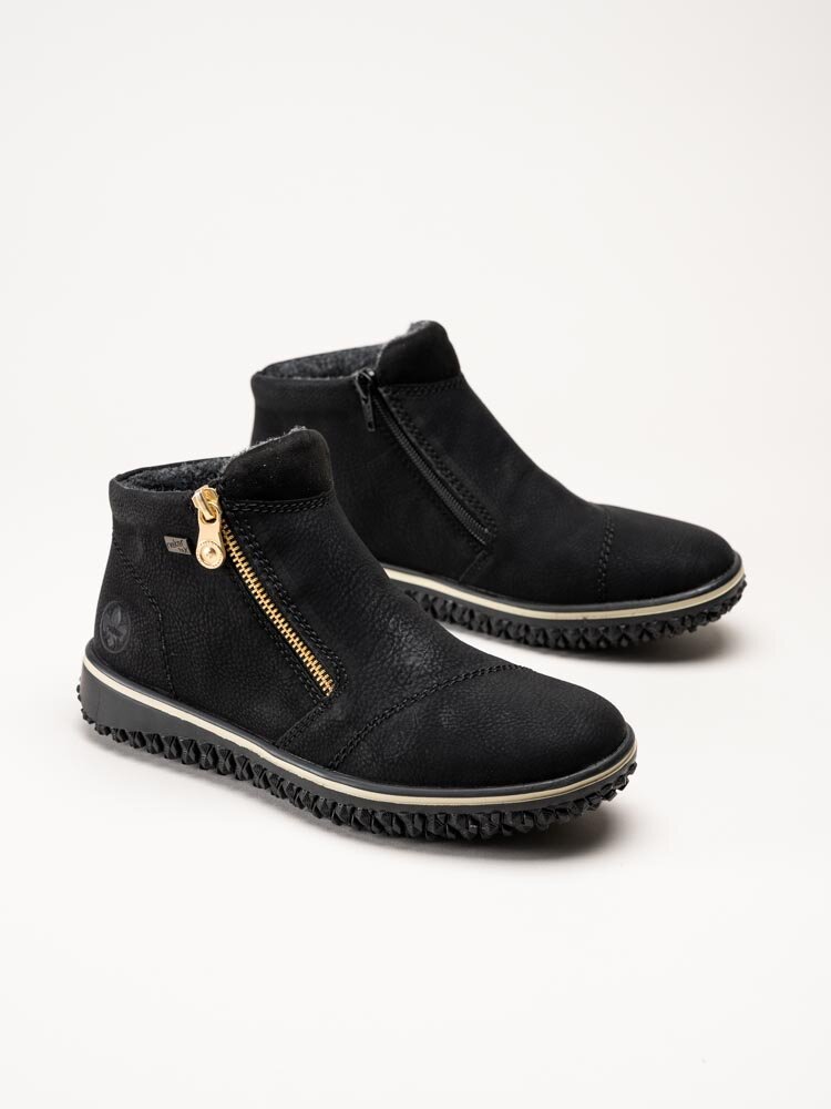 Rieker - Svarta boots med Rieker-Tex