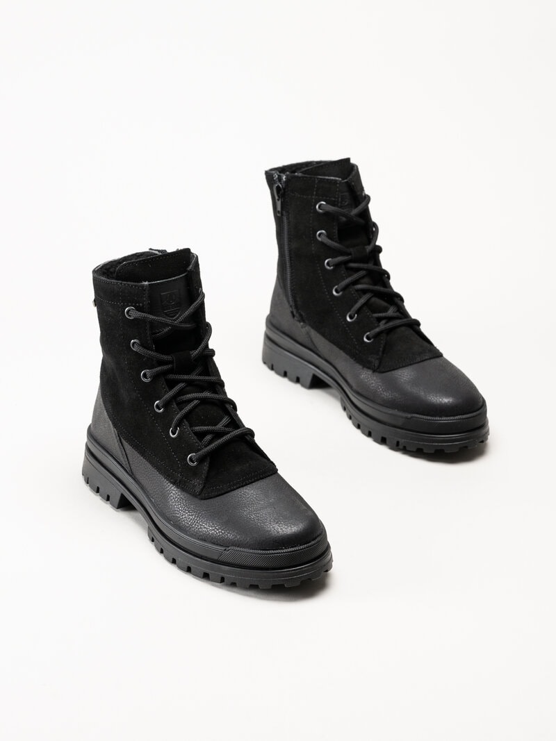 Axelda - Aosta WP - Svarta broddkängor i mocka