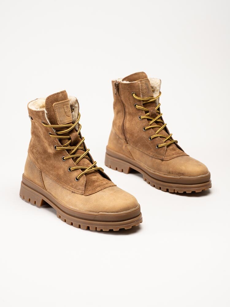 Axelda - Aosta WP - Ljusbruna broddkängor i mocka