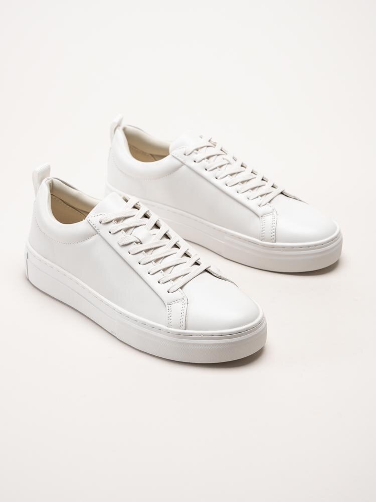 Vagabond - Zoe Platform - Vita sneakers i skinn