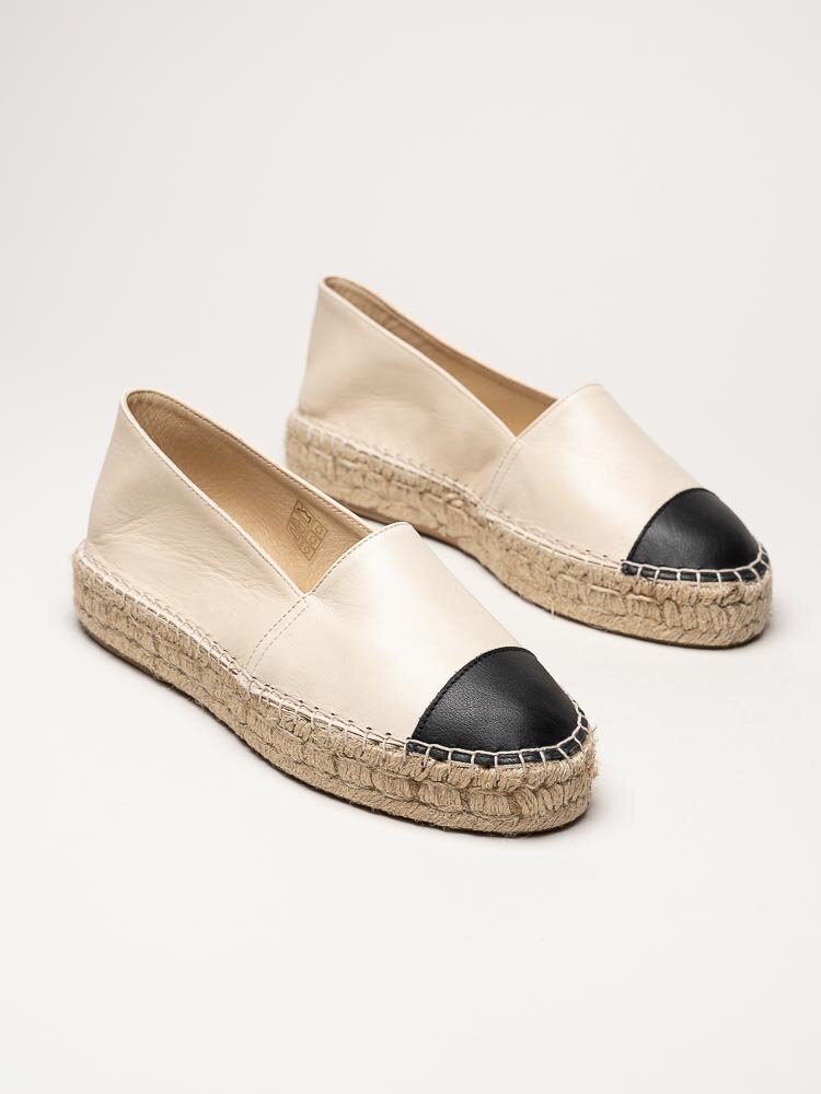 Alberville - Camping Punt. - Beige espadrillos i skinn