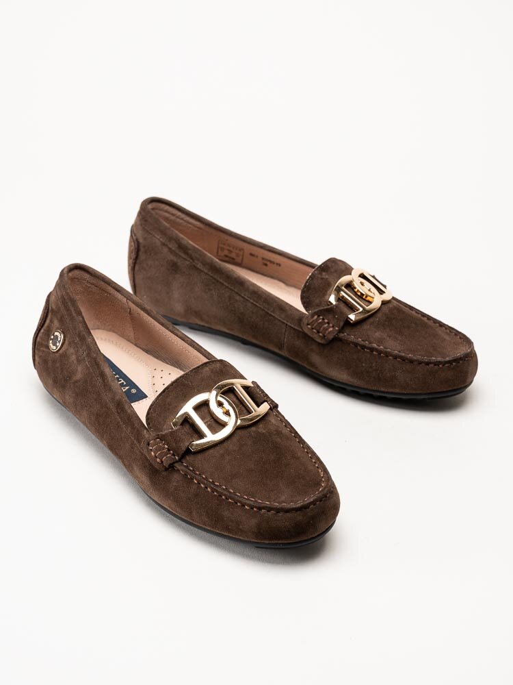 Novita - Parma - Bruna loafers i mocka