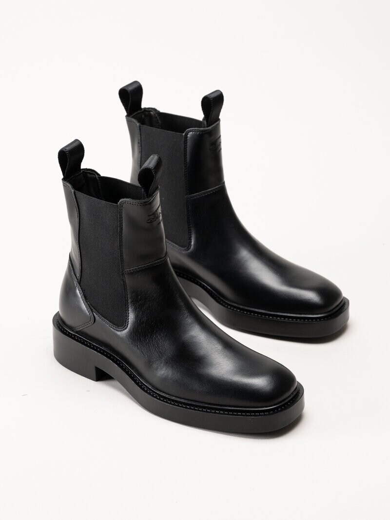 Gant Footwear - Fallwi - Svarta chelsea boots i skinn