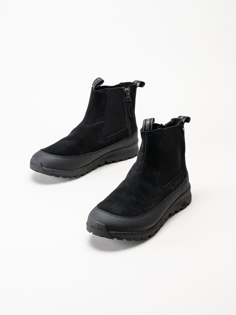 Icebug - Boda M NT - Svarta chelsea boots i mocka