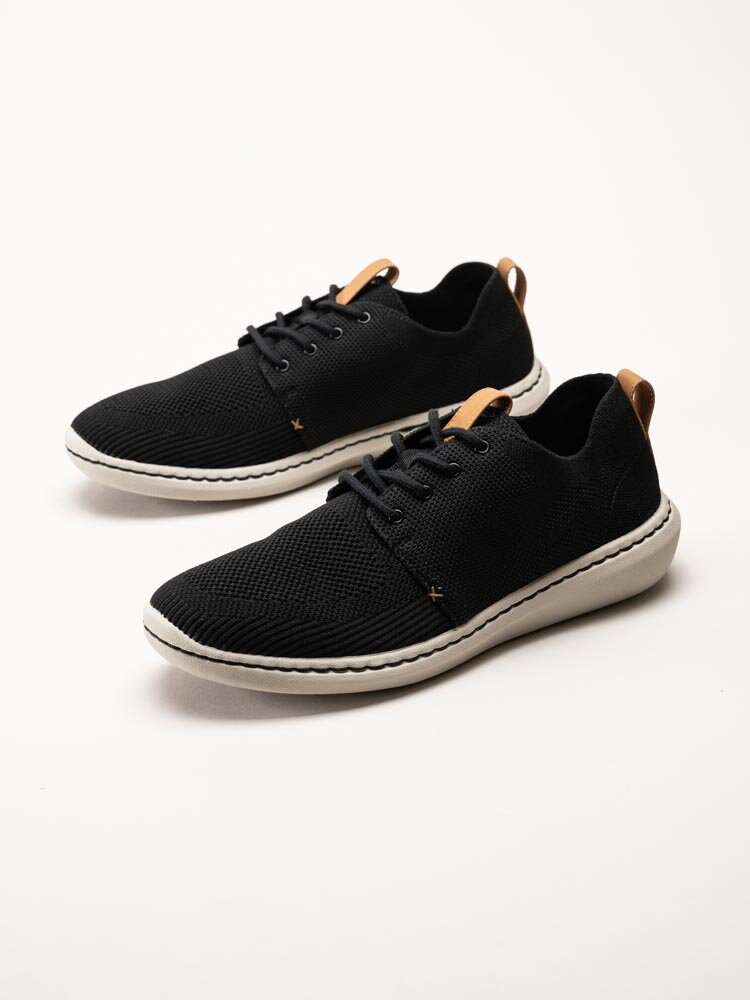Clarks - Step Urban Mix G - Svarta textilskor