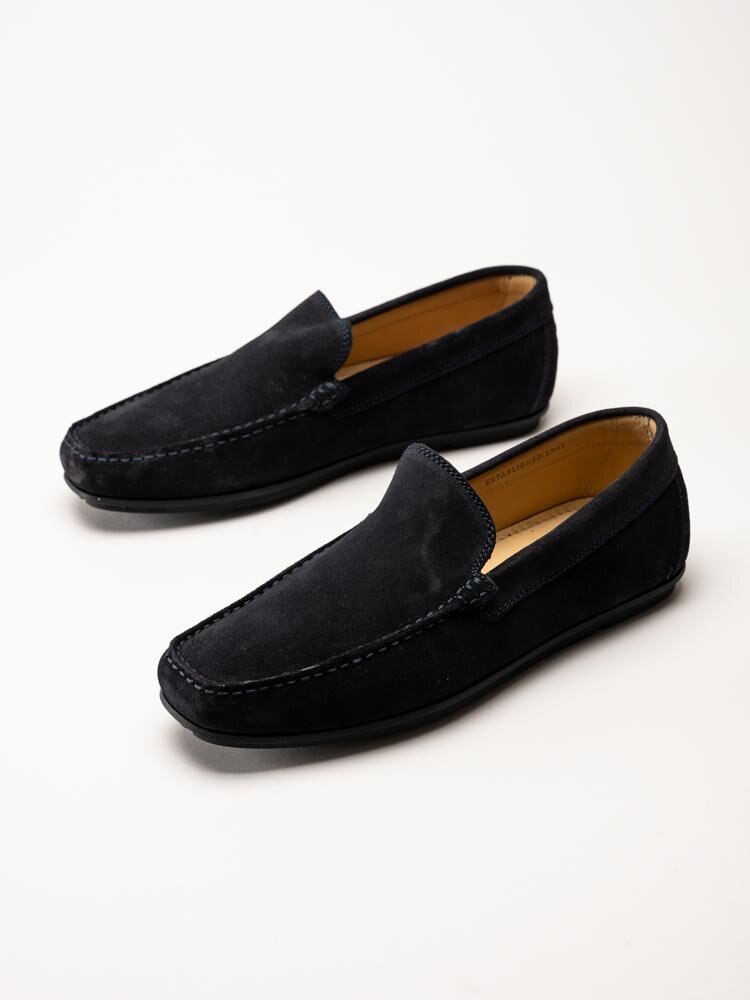Gant Footwear - Wilmon - Mörkblå loafers i mocka