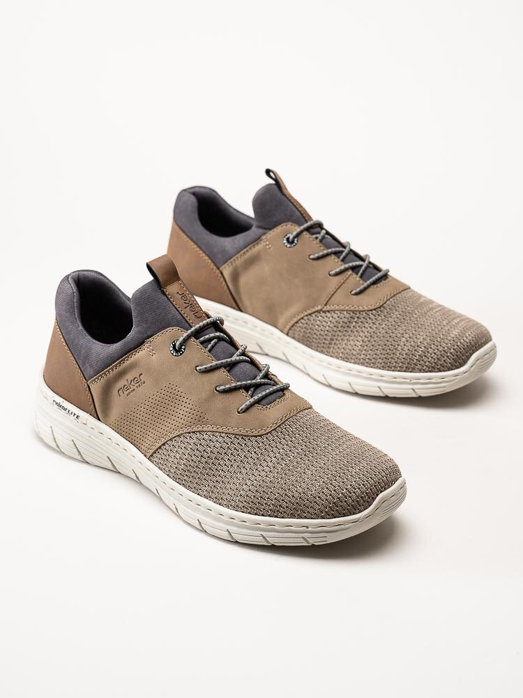 Rieker - Beige sportiga promenadskor