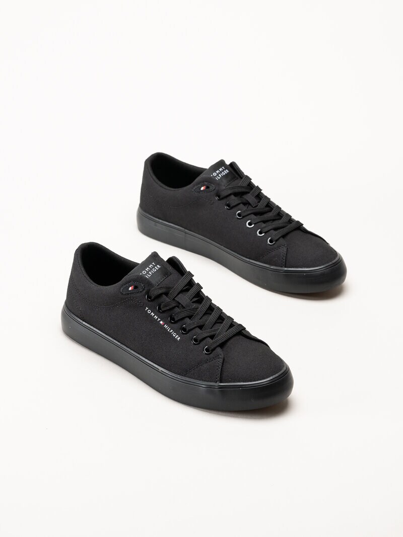 Tommy Hilfiger - Harlem Core II CVS - Svarta låga tygskor