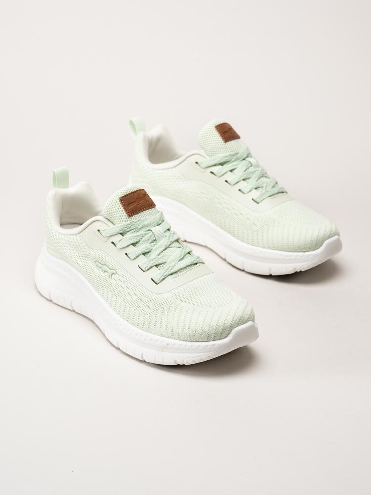 PoleCat - Arcus California - Ljusgröna sneakers i textil