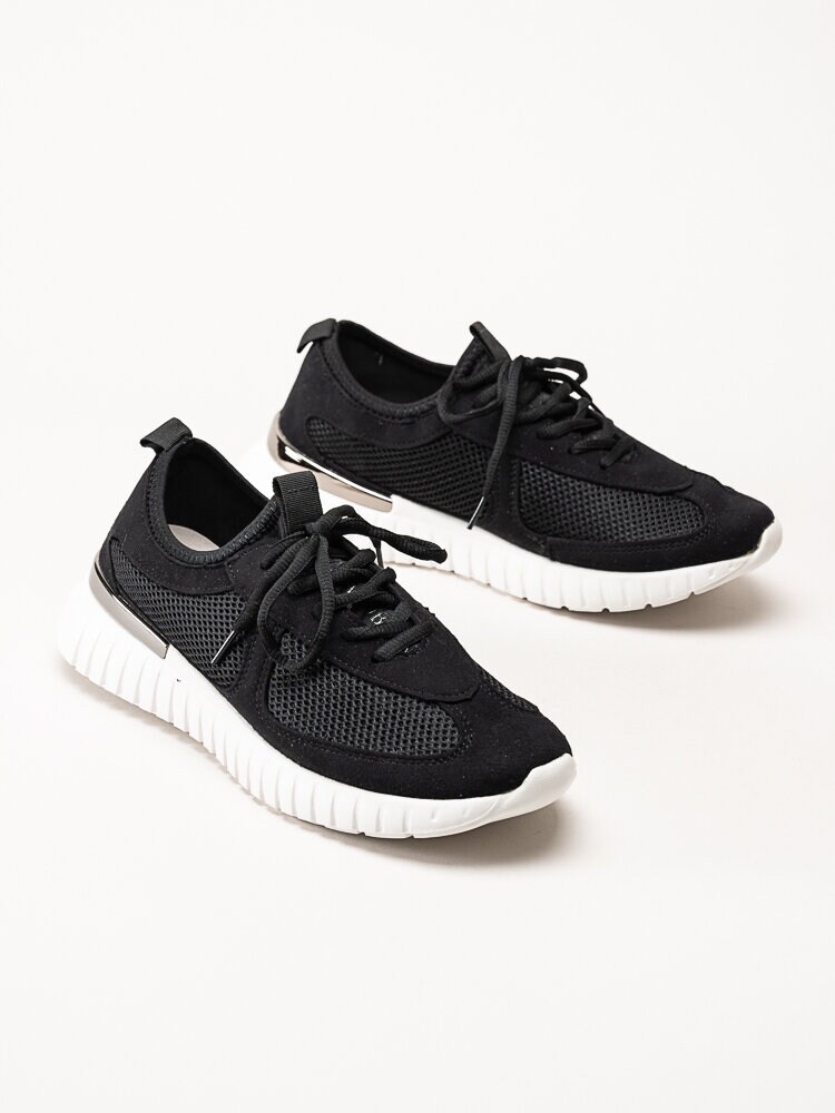 Ilse Jacobsen - Tulip4175 - Svarta sneakers i mesh