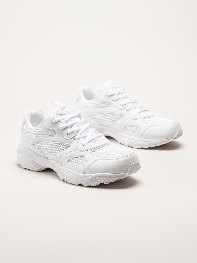 Scholl - Sprinter Plus - Vita sportskor i textil