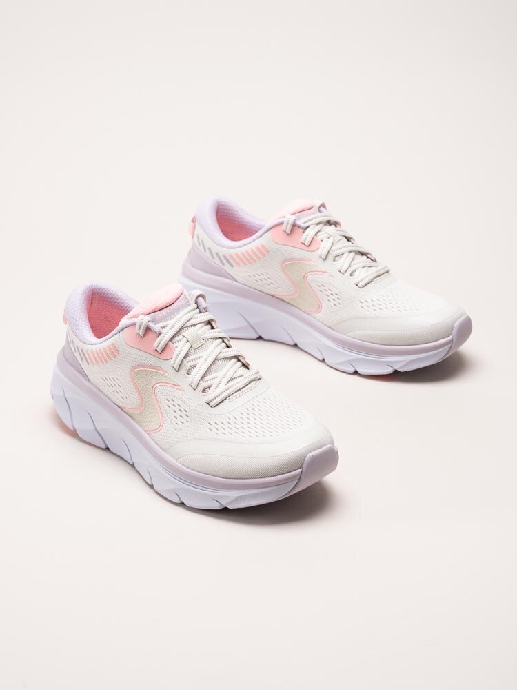 Skechers - DLux Walker 2.0 Active Pace - Beige sportiga sneakers