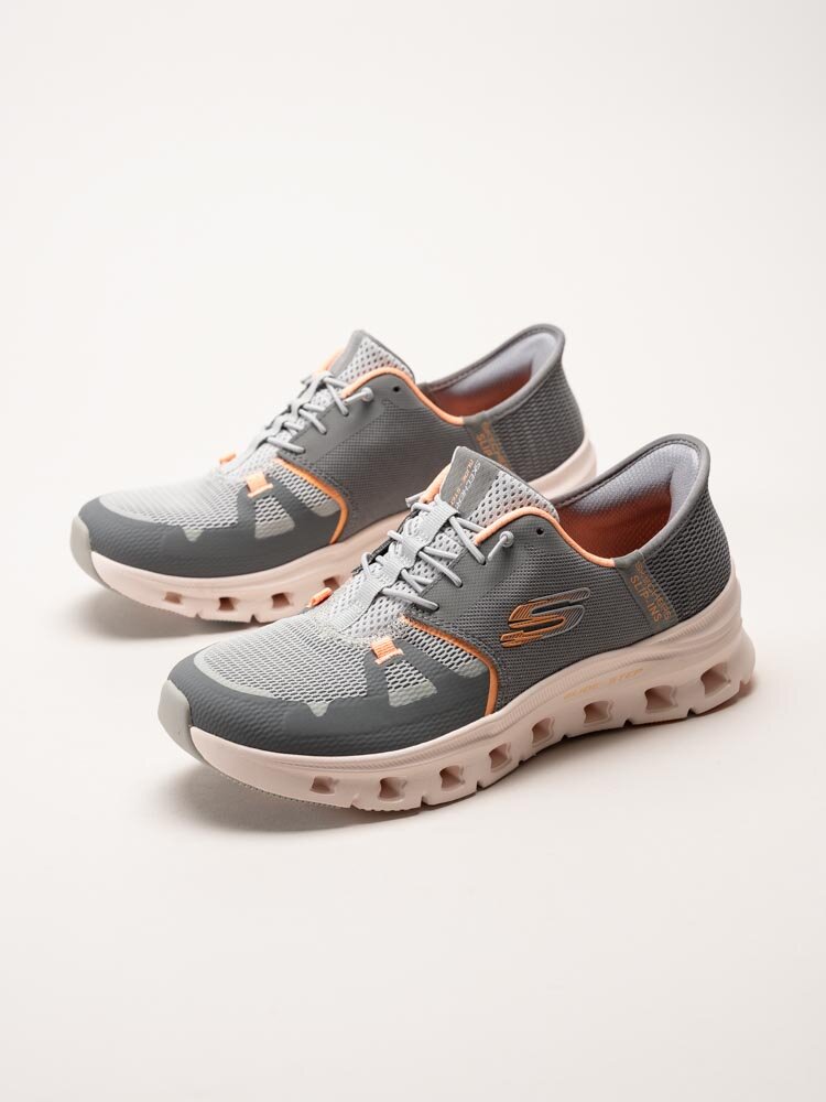 Skechers - Slip Ins Glide - Step Pro - Grå slip-ins sportskor i textil