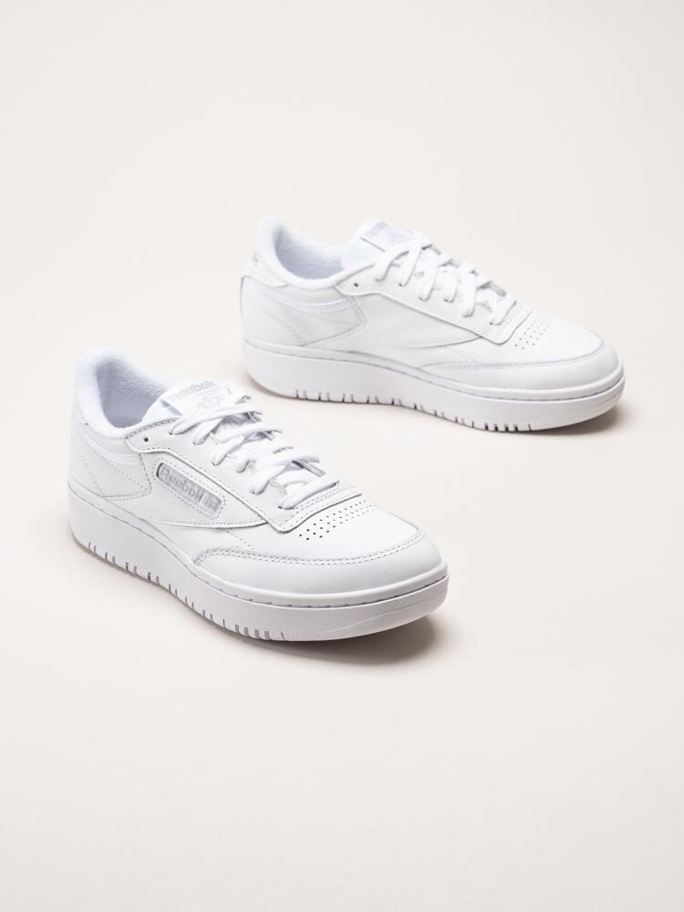 Reebok - Club C Double - Vita sneakers i skinn