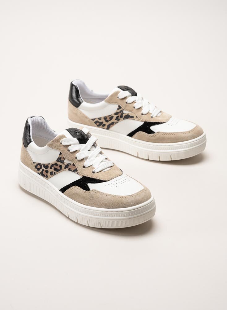 Tamaris - Vit beige sneakers