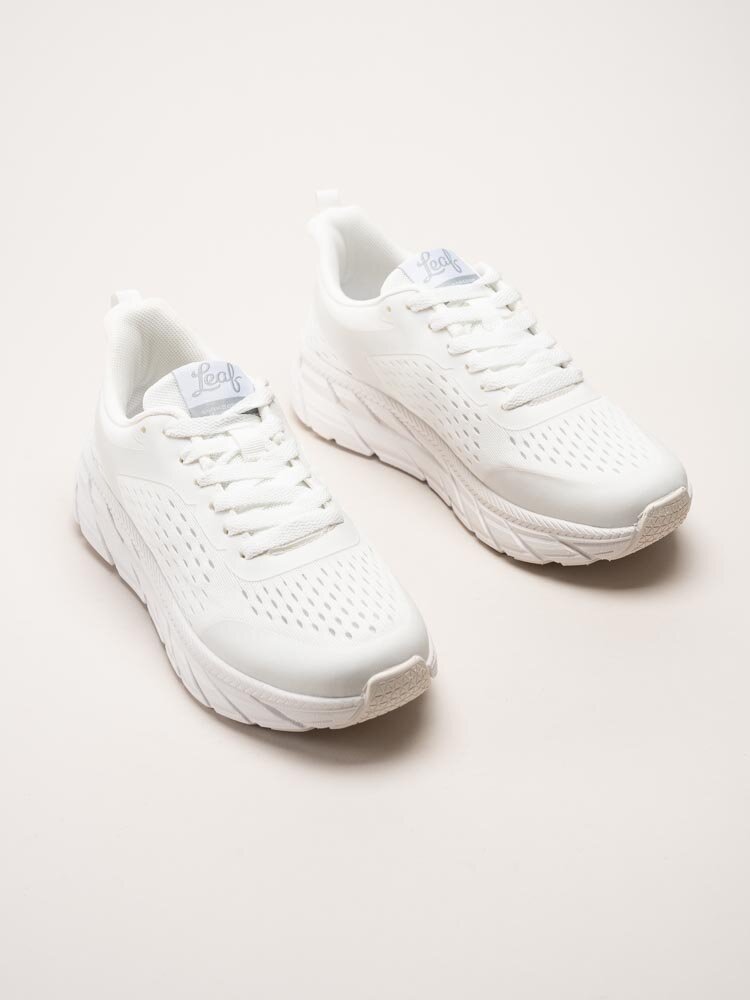 Leaf - Hakkas - Vita sportskor i textil