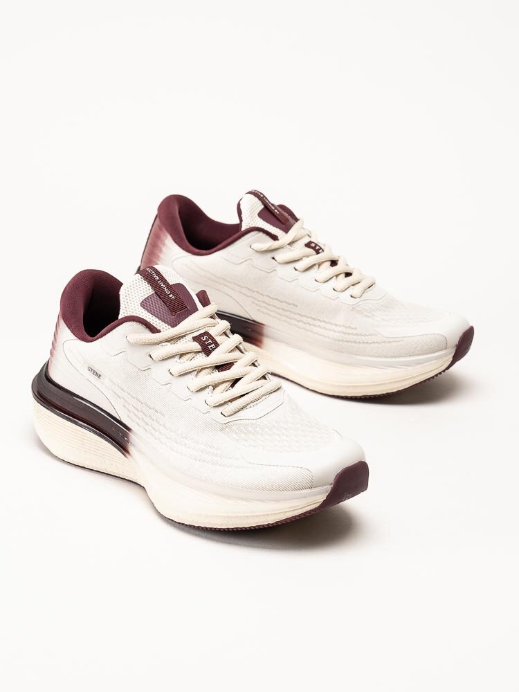 STENK - Alsen - Offwhite sportiga sneakers