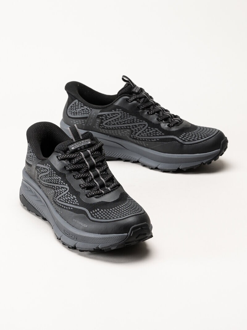 Skechers - Slip-Ins Switch Back - Mist - Svarta slip-ins sportskor