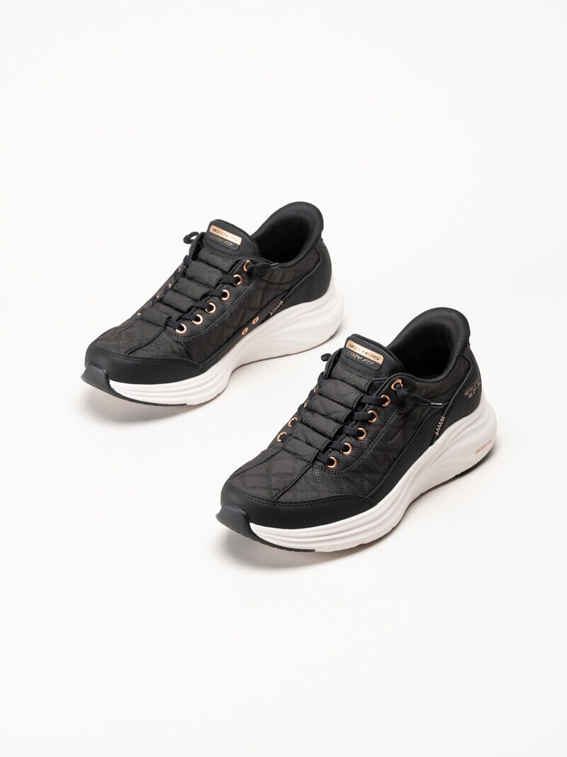 Skechers - Contour Foam Golden Hour - Svarta slip-ins sneakers