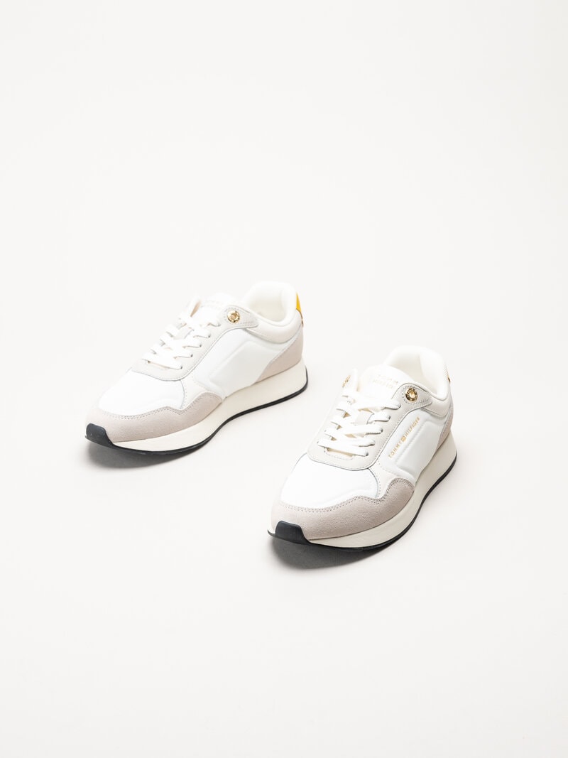 Tommy Hilfiger - Mix Material Runner - Vita sneakers