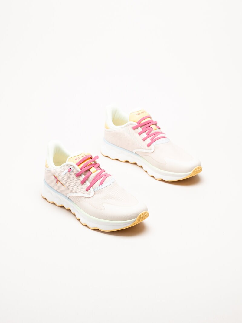 Tamaris - Rosa sneakers i mesh