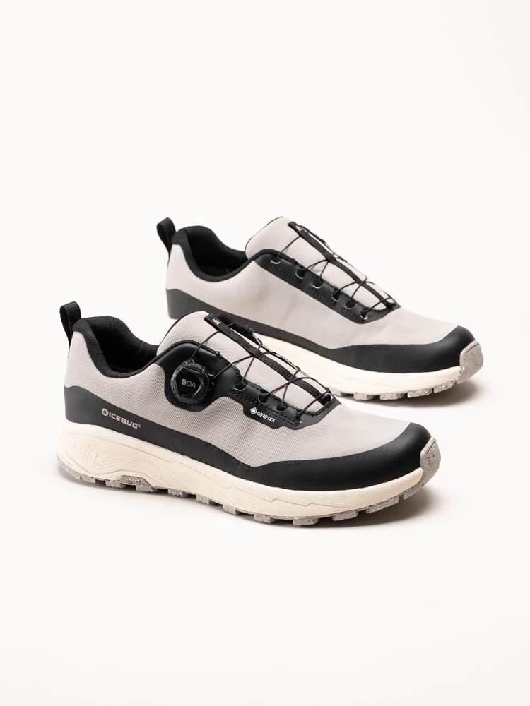Icebug - Haze Mens RB9X - Ljusgrå sportiga promenadskor med Gore-Tex