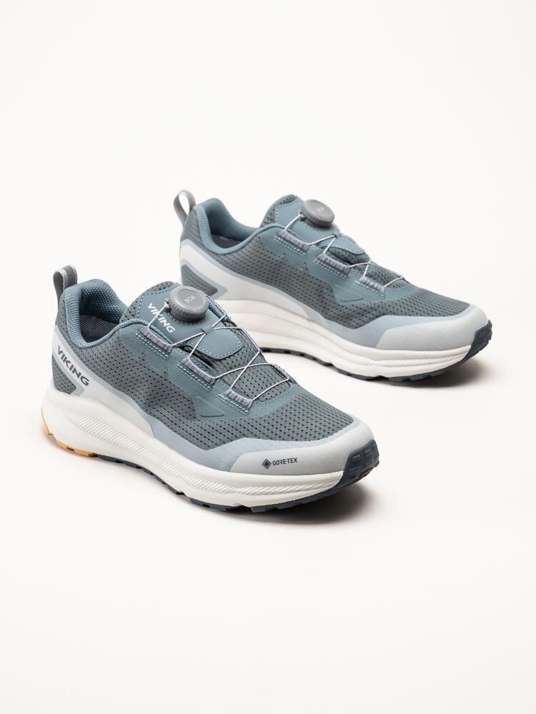 Viking Footwear - Motion Low Boa GTX M - Gröna sneakers med Gore-Tex