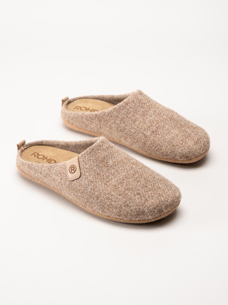 Rohde - Rivoli - Beige slip in tofflor