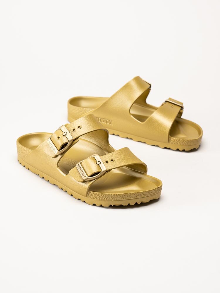 Birkenstock - Essential - Guldfärgade slip in sandaler