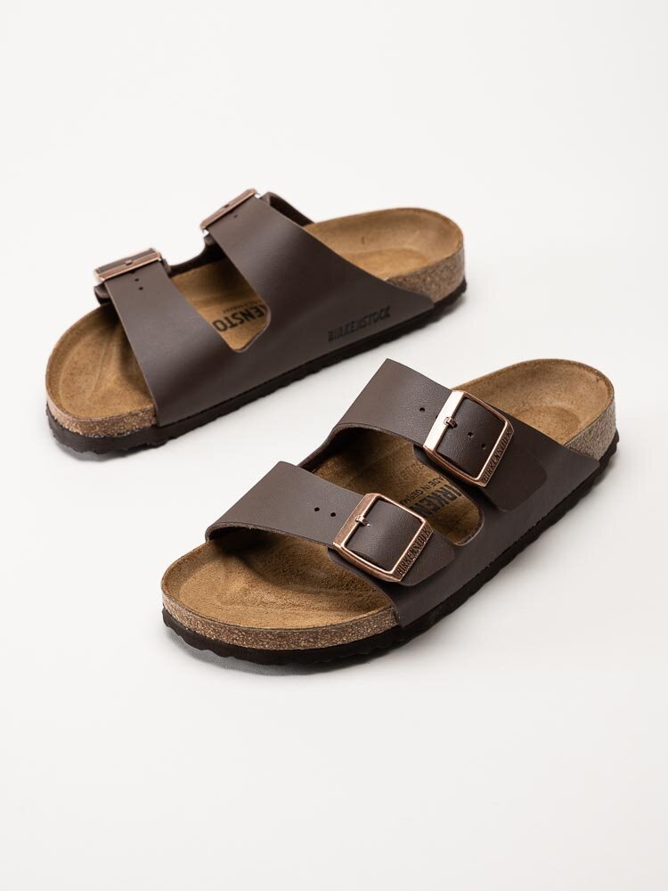 Birkenstock - Arizona birkoflor narrow - Bruna slip in sandaler