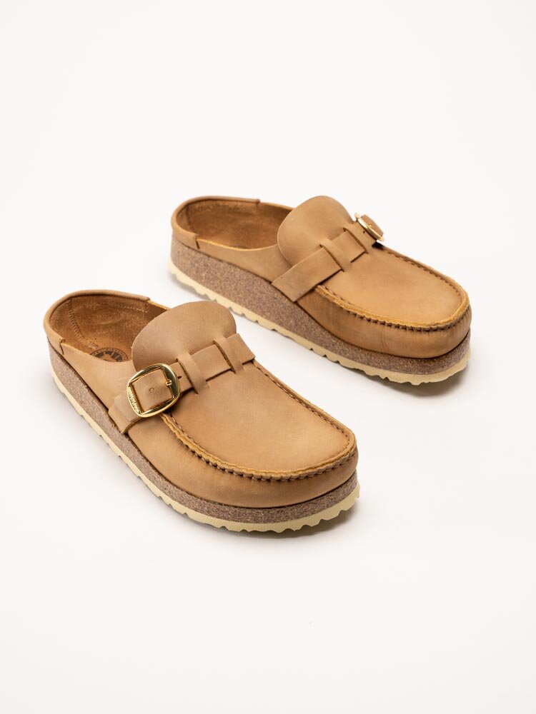 Birkenstock - Buckley - Bruna slip in tofflor i oljat skinn
