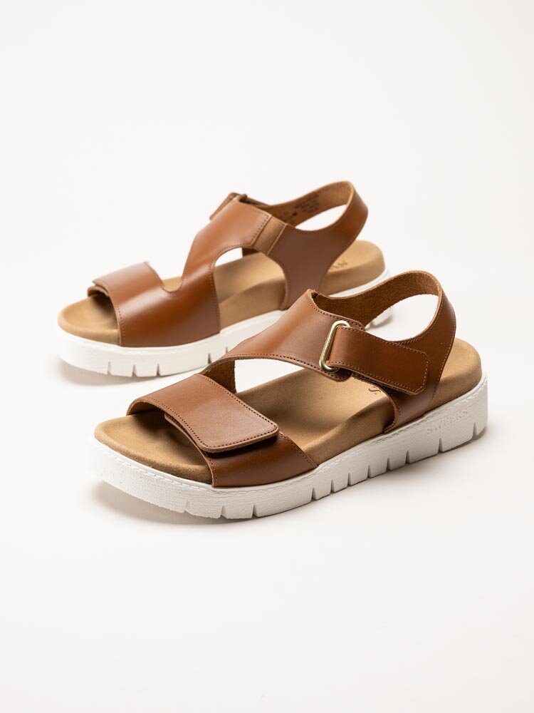 Sweeks - Gabriela - Bruna sandaler i skinn