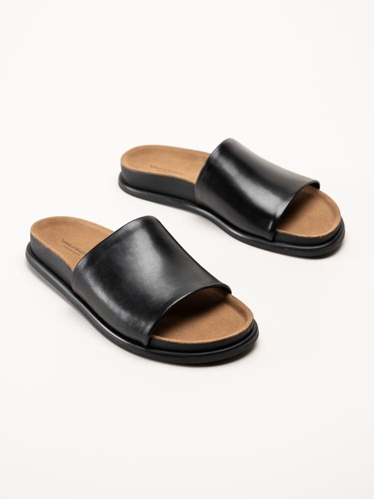 Vagabond - Effie - Svarta slip in sandaler i skinn