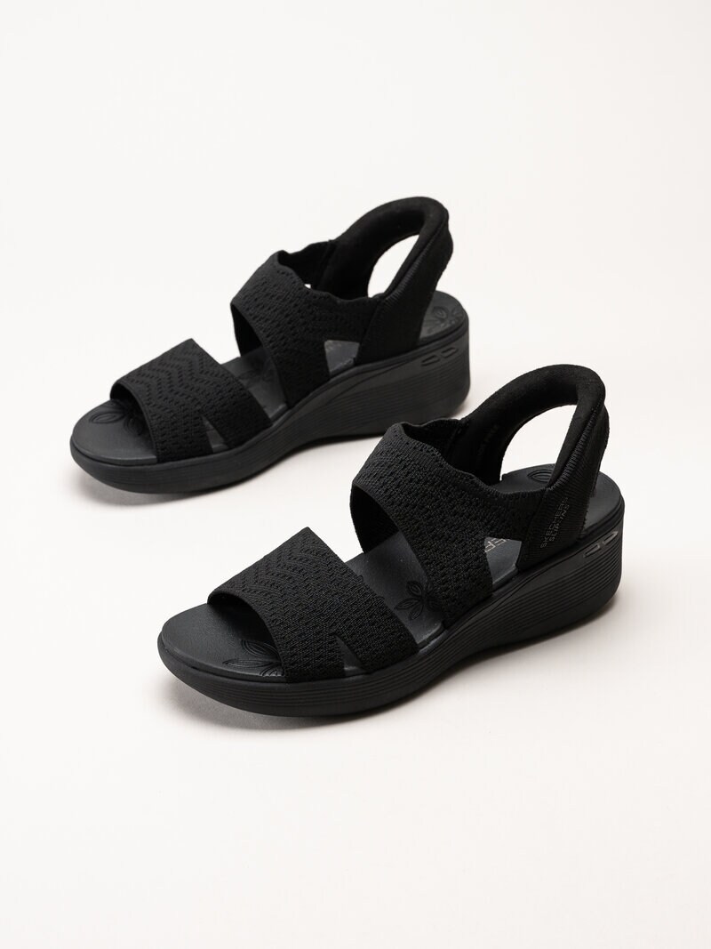 Skechers - Pier Lite - Slip On By - Svarta Slip-ins sandaler