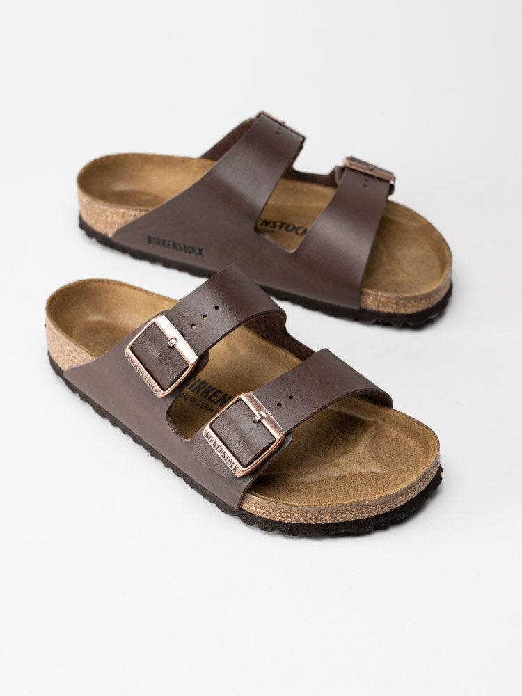 Birkenstock - Arizona Regular Classic - Mörkbruna slip in sandaler
