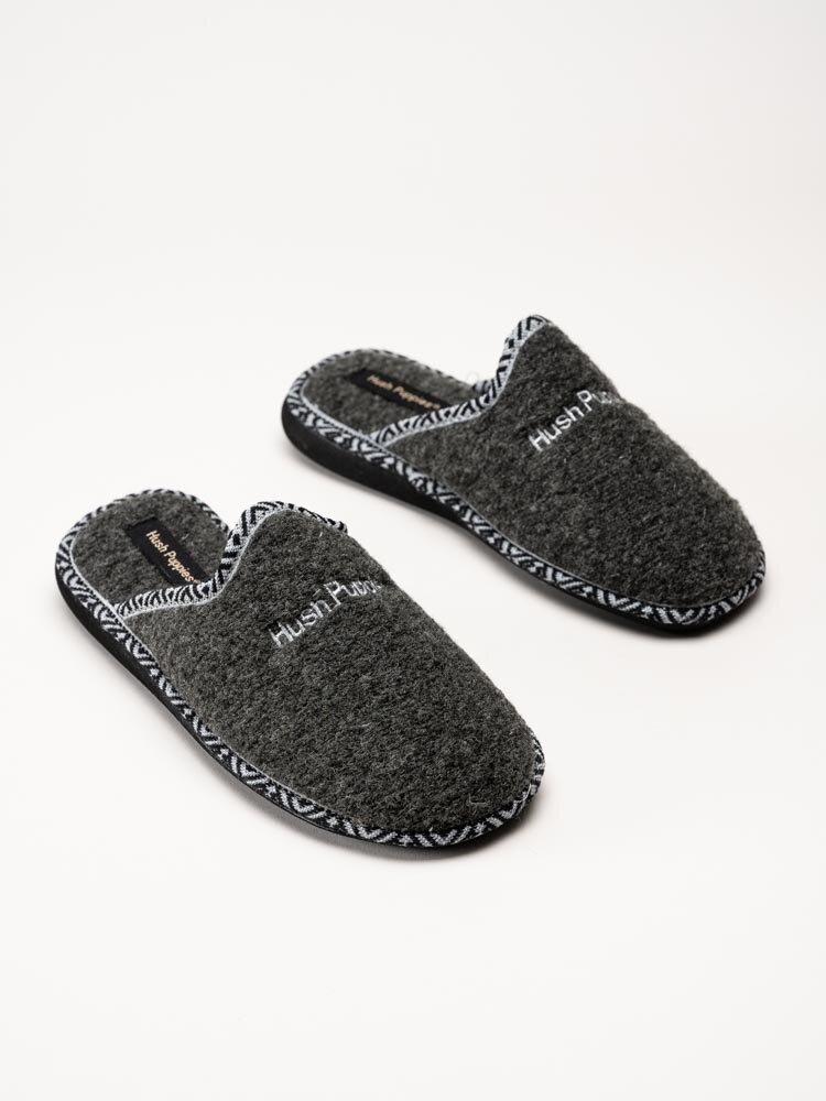 Hush Puppies - Women´s Lola - Mökrgrå tofflor i filt