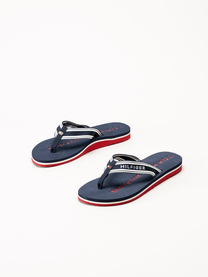 Tommy Hilfiger - Webbing Summer Sandal - Mörkblå flip flops