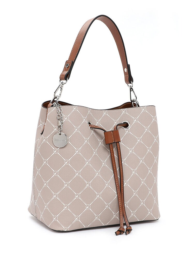 Tamaris - Anastasia Classic - Beige handväska med dragsko