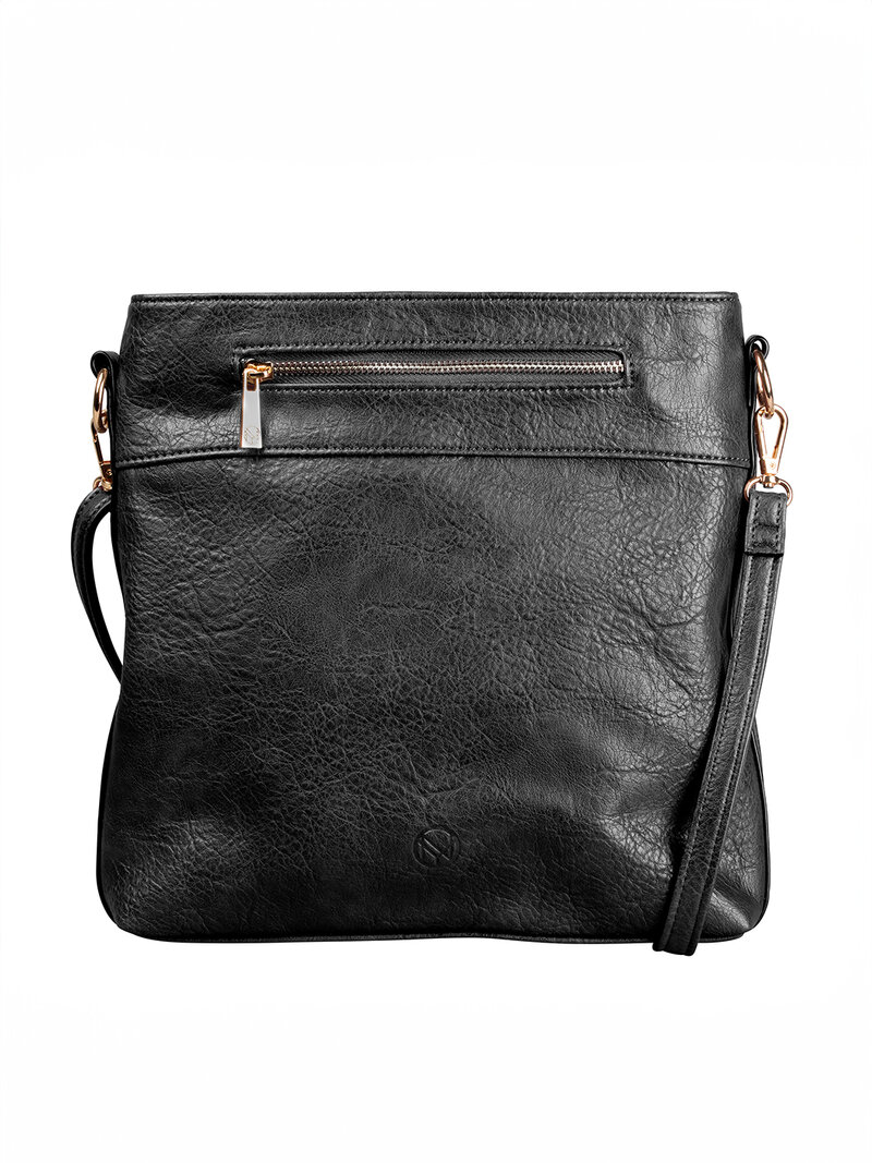 NYPD - NYPD Axelremsväska - Svart axelremsväska med gulddetaljer