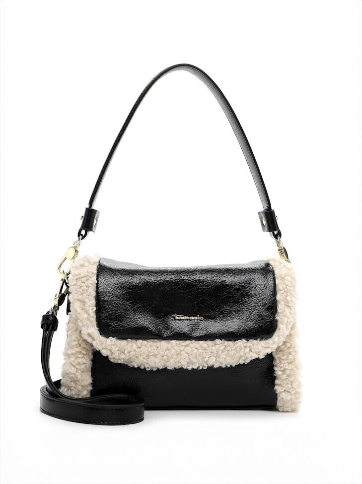 Tamaris bags - Gitta Handbag with flap M - Svart handväska med klafflock