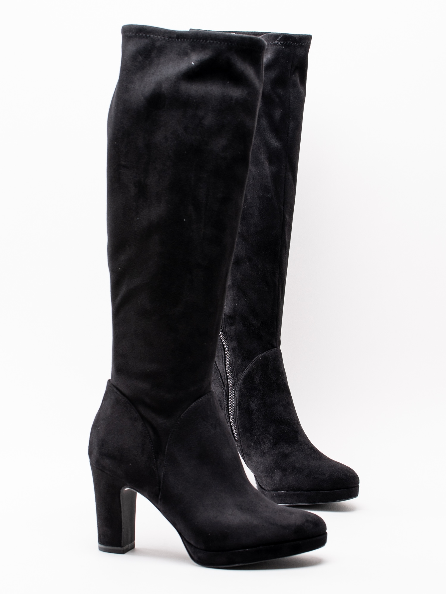 01193026 Tamaris 1-25522-23-001 svarta stövlar med stretch skaft-5