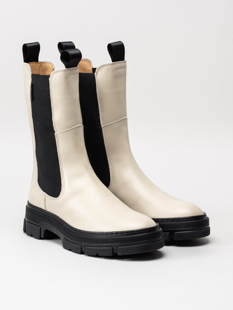 Gant Footwear - Monthike Chelsea Boot - Ljusbeige höga chelsea boots i skinn