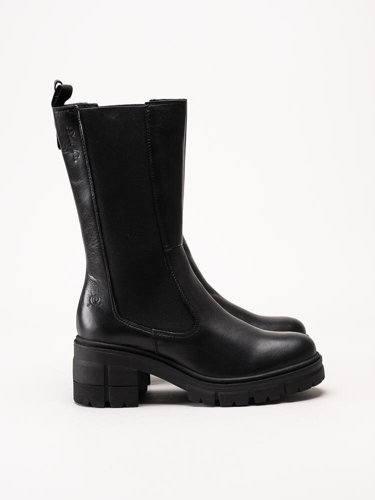 Rosa Negra - Svarta chelsea boots i skinn