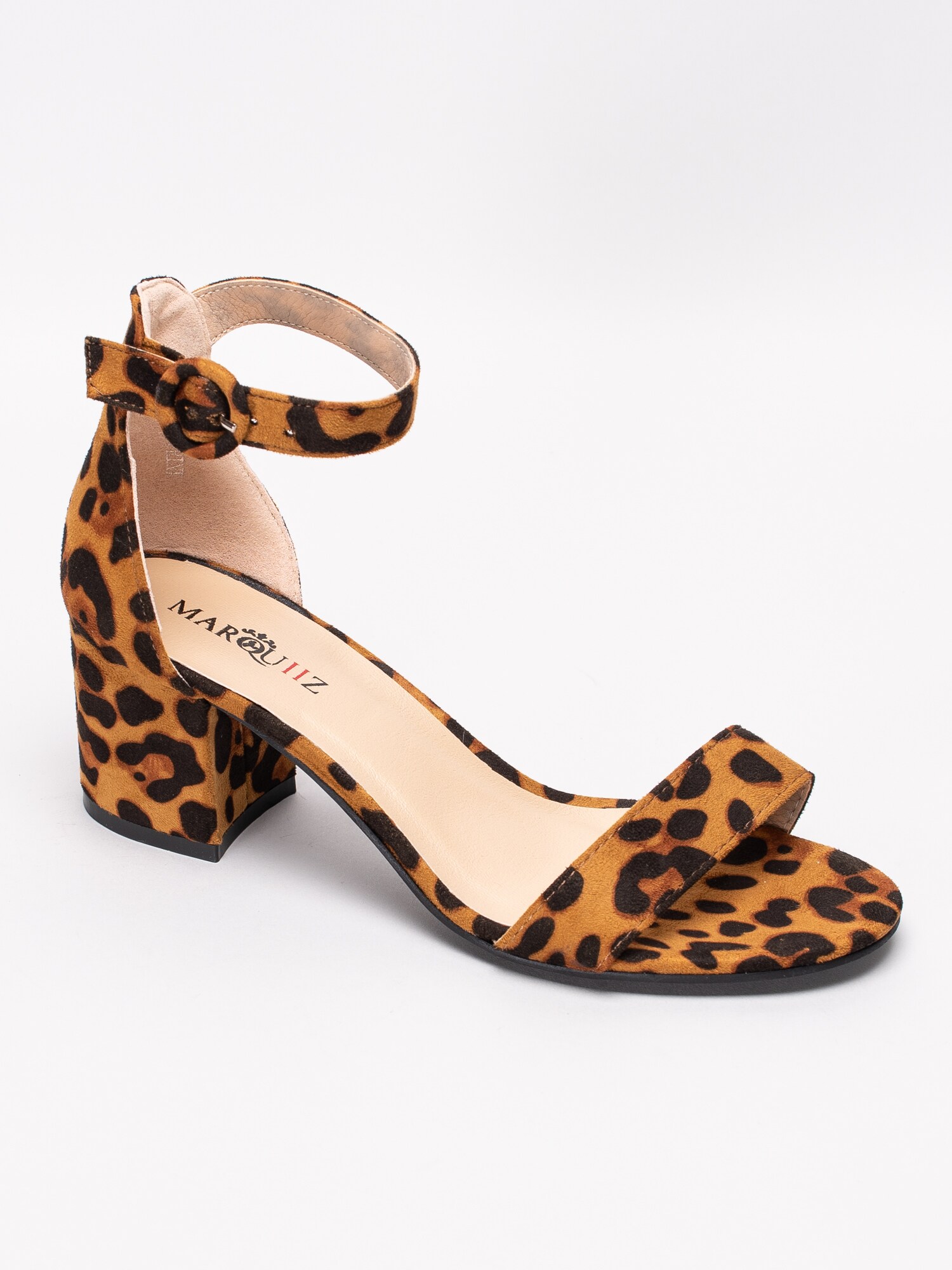 03191035 Marquiiz C7237 Leopard Print bruna leopardmönstrade sandaletter med vristrem-1