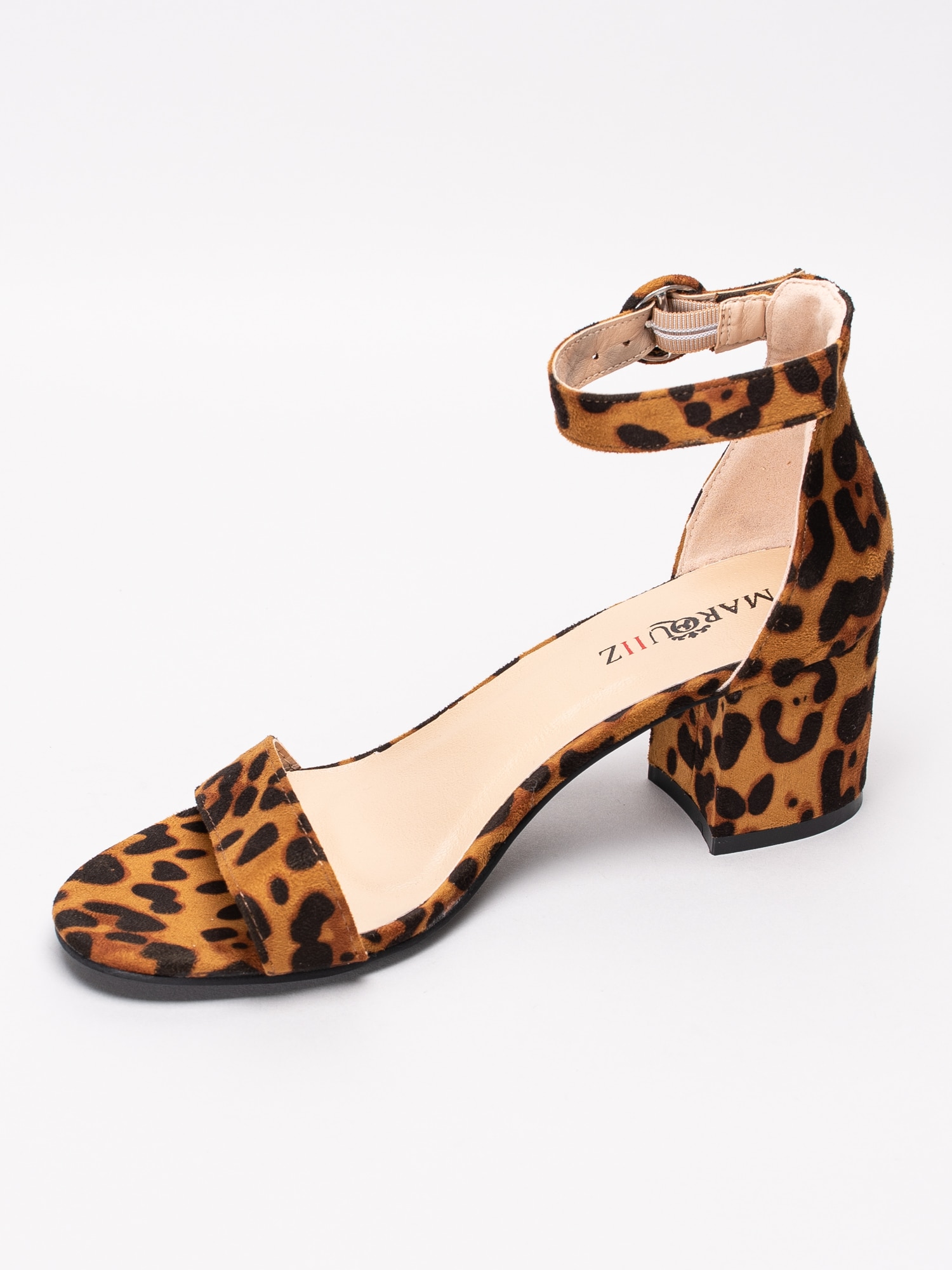 03191035 Marquiiz C7237 Leopard Print bruna leopardmönstrade sandaletter med vristrem-2