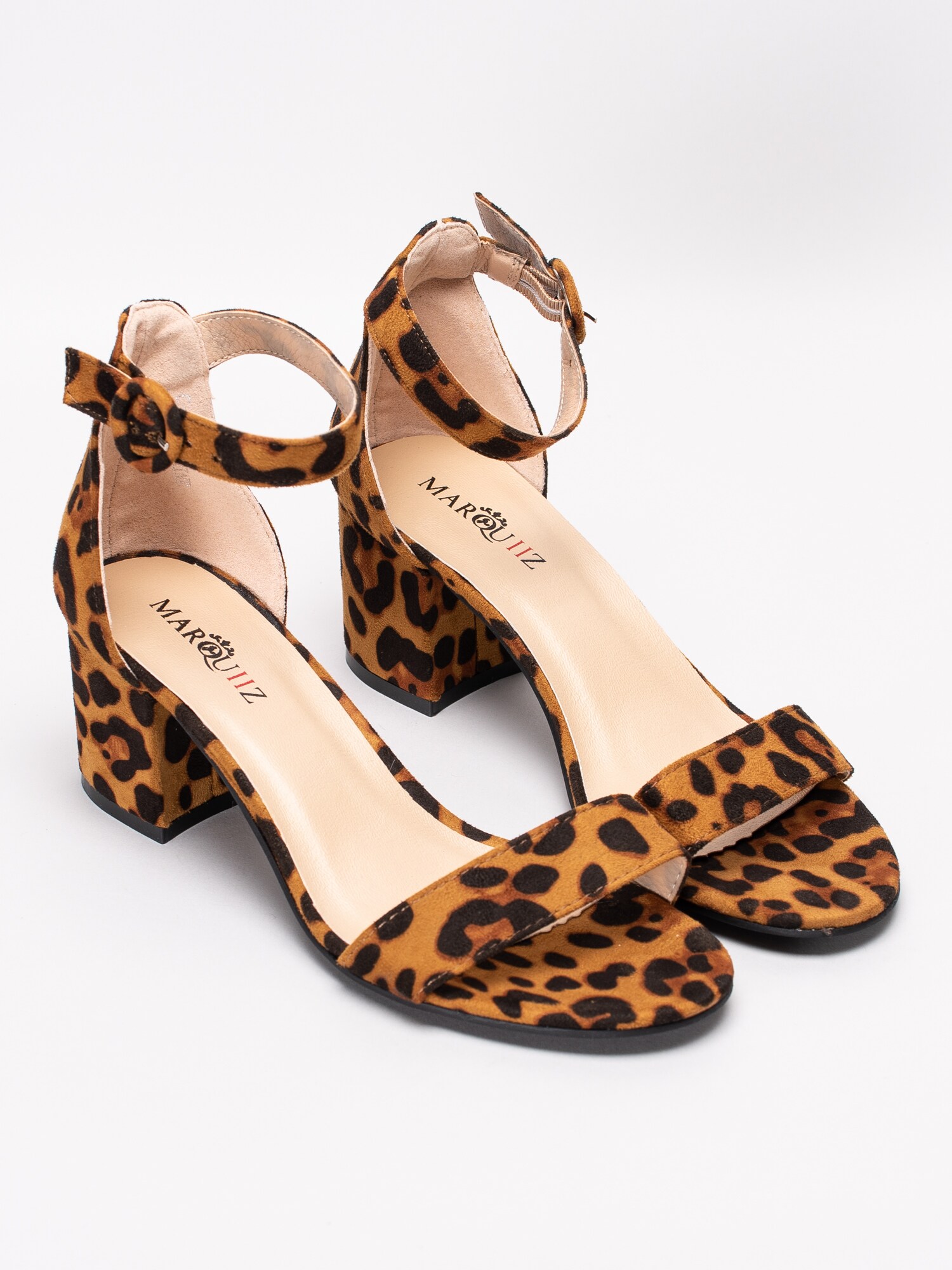 03191035 Marquiiz C7237 Leopard Print bruna leopardmönstrade sandaletter med vristrem-3
